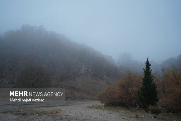 هوای زیبای بارانی شهر یاسوج