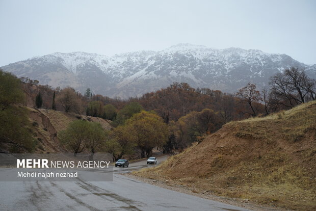 هوای زیبای بارانی شهر یاسوج