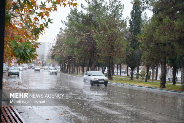 هوای زیبای بارانی شهر یاسوج