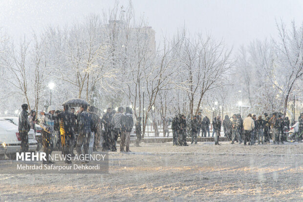 شهرکرد، بام ایران سفید پوش شد