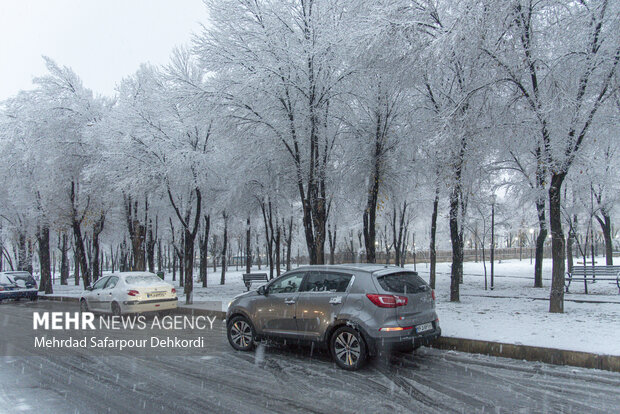 شهرکرد، بام ایران سفید پوش شد
