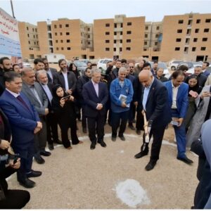 آیین کلنگ زنی ۲۰۸ واحد مسکن کارگری شاهرود با حضور وزیر تعاون
