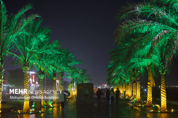 باران پاییزی در بوشهر