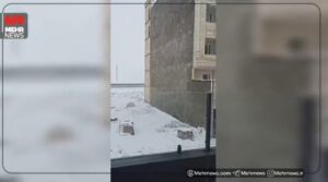 بارش برف در ازنا