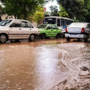 بارش شدید باران در چابکسر