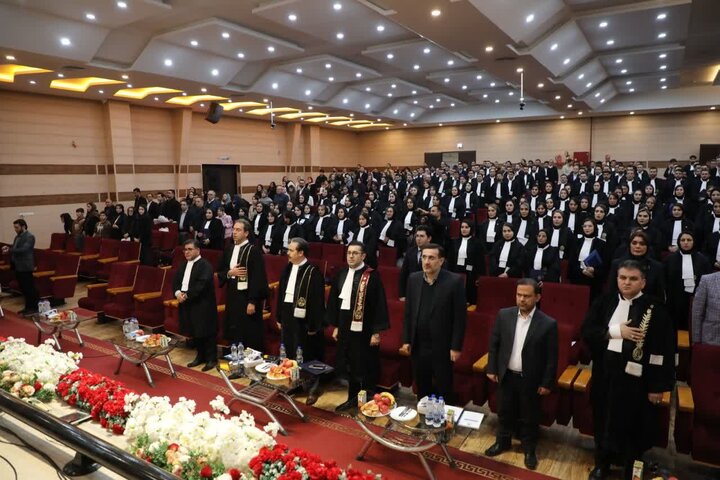 تحلیف ۲۱۹ کارآموز وکالت در اردبیل همزمان با ایام ولادت حضرت فاطمه زهرا