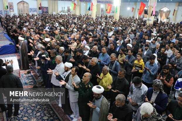 آیین تشییع شهدای حادثه تروریستی لار در زابل