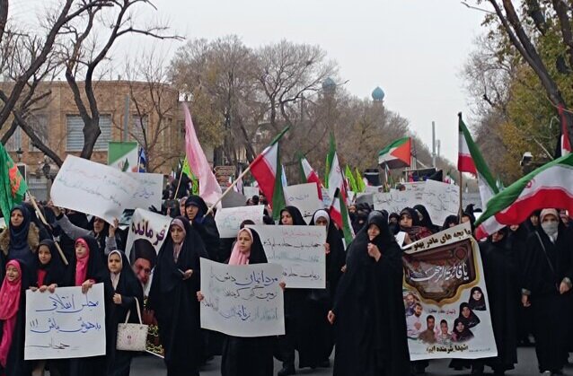 از مصلی تا میدان ساعت؛ حرکت اعتراضی تبریزی‌ها در حمایت از حجاب اسلامی