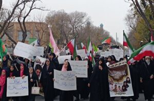 از مصلی تا میدان ساعت؛ حرکت اعتراضی تبریزی‌ها در حمایت از حجاب اسلامی