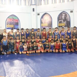 اردوی کشتی نوجوانان و جوانان استان بوشهر در جم برگزار شد