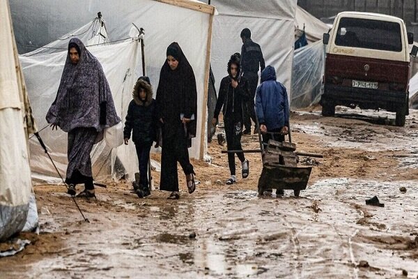 غزه؛ دیروز غرق در خون، امروز غرق در سیلاب