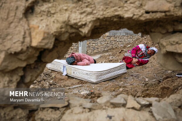 مانور زلزله ۶.۸ ریشتری و سیل در روستای باغچق بجنورد