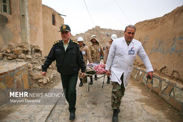 مانور زلزله ۶.۸ ریشتری و سیل در روستای باغچق بجنورد