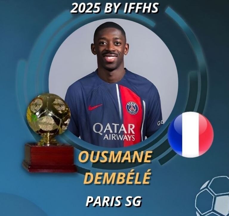 دمبله برترین بازیکن ۲۰۲۵ از نگاه فدراسیون تاریخ و آمار فوتبال