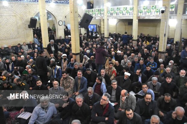 وداع استان سمنان با آیت الله شاهچراغی