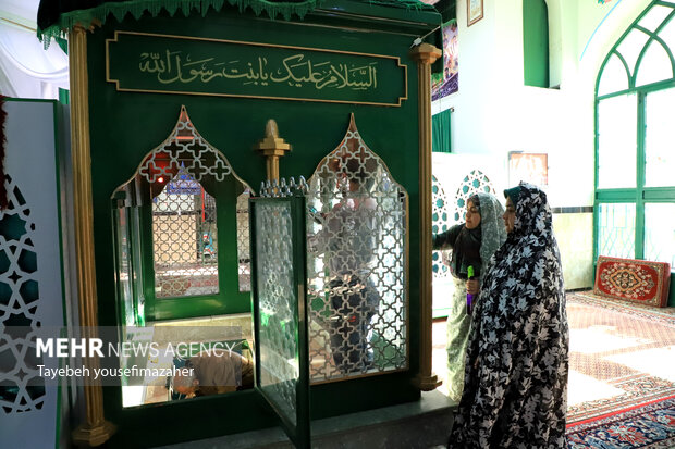 غبارروبی امامزاده زبیده خاتون همدان