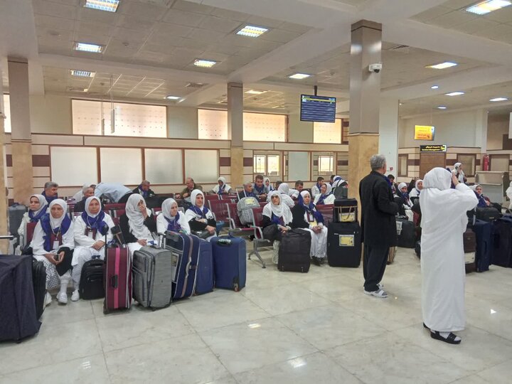 عازم شدن زائران عمره استان کرمانشاه به سرزمین وحی