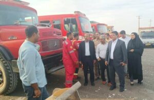 رزمایش آمادگی ستاد بحران میناب در پی هشدارهای هواشناسی برگزار شد