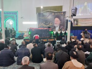 آیین وداع با آیت الله شاهچراغی در دامغان