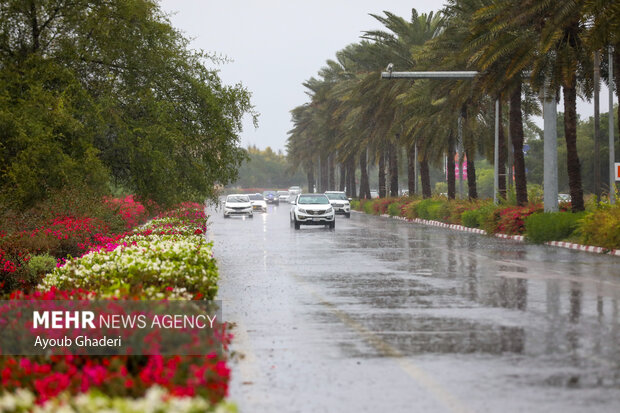 ثبت بارانِ دو ساله در یک شبانه‌روز  جزیره کیش