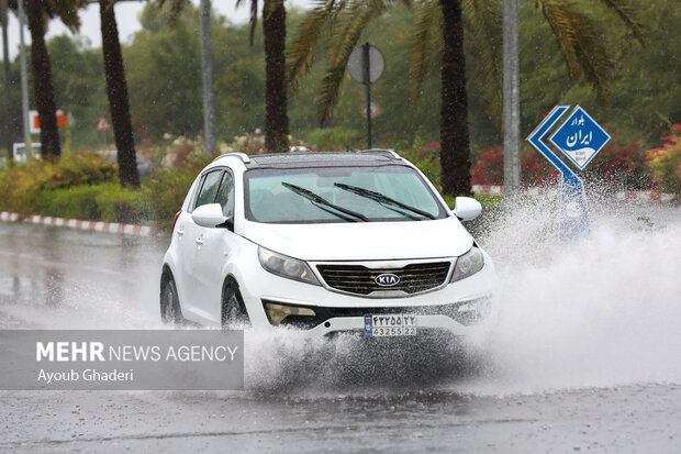 جزیره لاوان در صدر بارندگی‌های هرمزگان