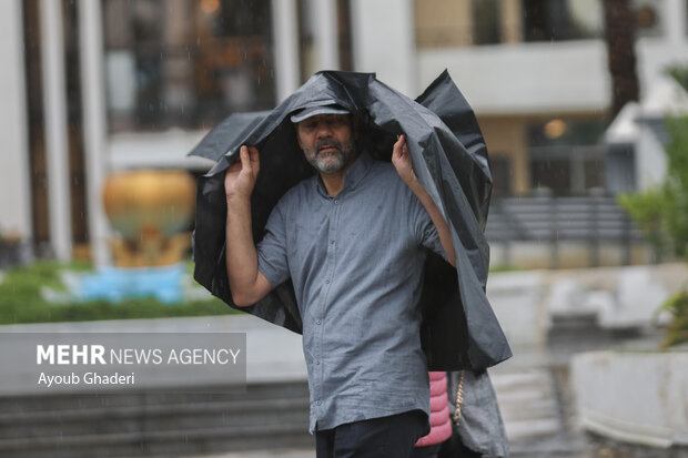 باران پائیزی جزیره کیش