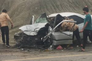 تصادف در جاده بشاگرد – میناب با یک کشته