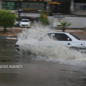وضعیت آبگرفتگی در مسیر جاسک به بشاگرد