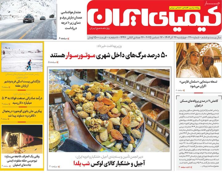 روزنامه های اصفهان