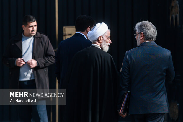 حجت‌الاسلام مجید انصاری معاون حقوقی رئیس جمهور در حاشیه جلسه هیئت دولت