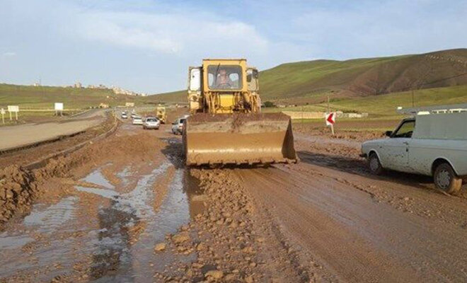 راه ارتباطی یازده روستا در فسا بازگشایی شد