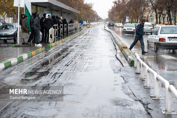 بارش باران در مشهد