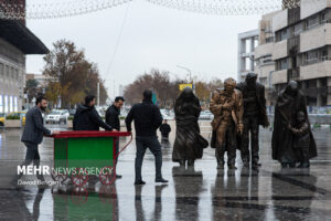 بارش باران در مشهد