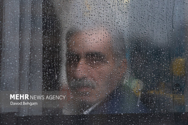 بارش باران در مشهد