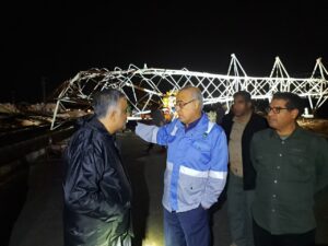 حضور استاندار هرمزگان در قشم؛  تلاش برای پایداری برق جزیره ادامه دارد