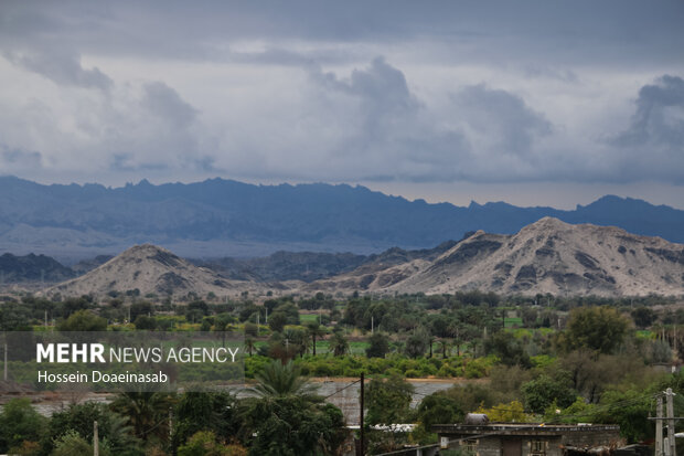 زیبایی طبیعت هشتبندی هرمزگان پس از باران