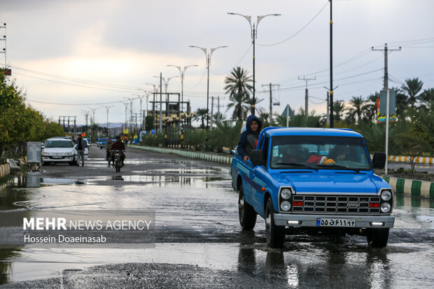 زیبایی طبیعت هشتبندی هرمزگان پس از باران