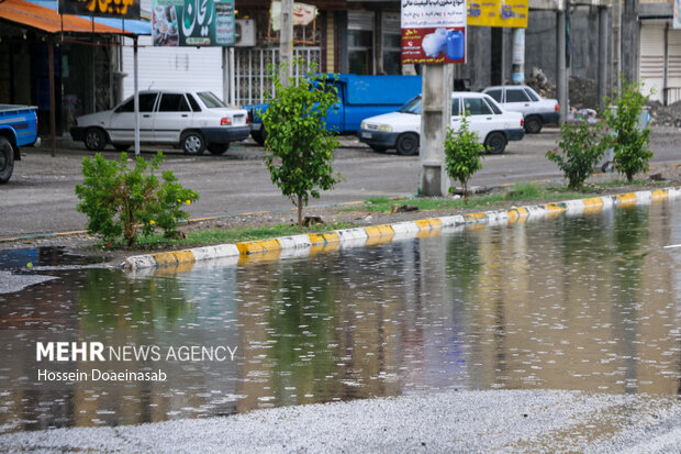 زیبایی طبیعت هشتبندی هرمزگان پس از باران