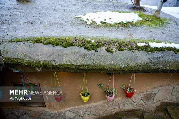 بارش برف پاییزی در ماسوله