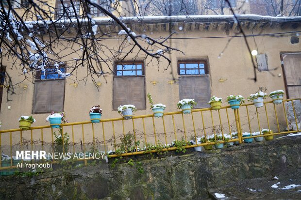 بارش برف پاییزی در ماسوله