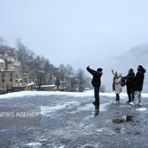 بارش برف پاییزی در ماسوله