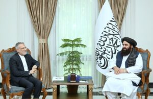 دیدار معاون وزارت امور خارجه ایران با وزیر خارجه افغانستان