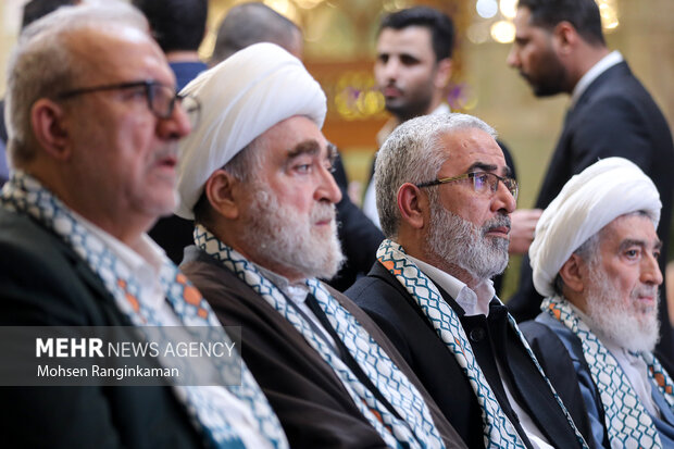 مراسم بهره برداری رسمی از صحن حضرت زهرا (س) در نجف