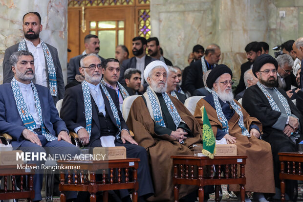 مراسم بهره برداری رسمی از صحن حضرت زهرا (س) در نجف