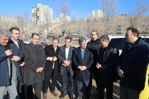 بررسی میدانی استاندار اردبیل از روند اجرایی پل کمربندی سرعین