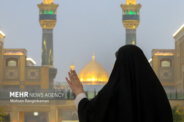 حال و هوای بارانی شهر نجف اشرف