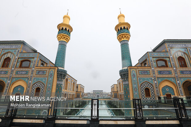 حال و هوای بارانی شهر نجف اشرف