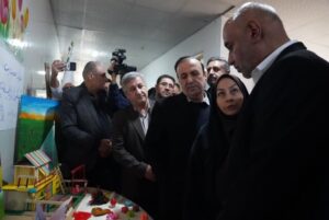 بازدید وزیر تعاون از مرکز توانبخشی شهید رجایی تاکستان