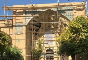 مرمت مقرنس‌های فروریخته حافظیه شیراز آغاز شد