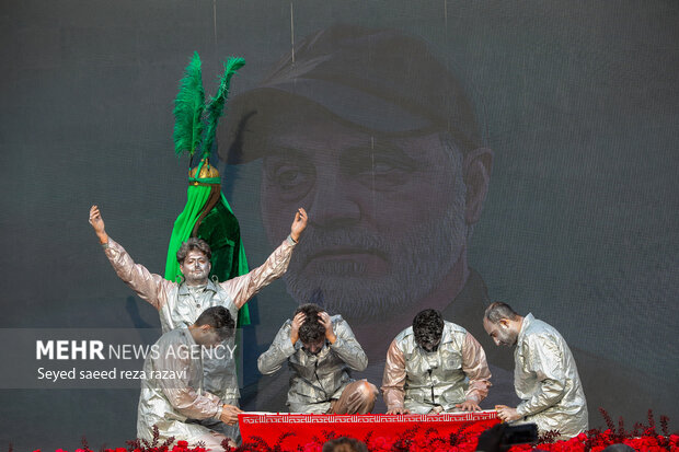 آیین بدرقه کاروان «سرباز وطن»